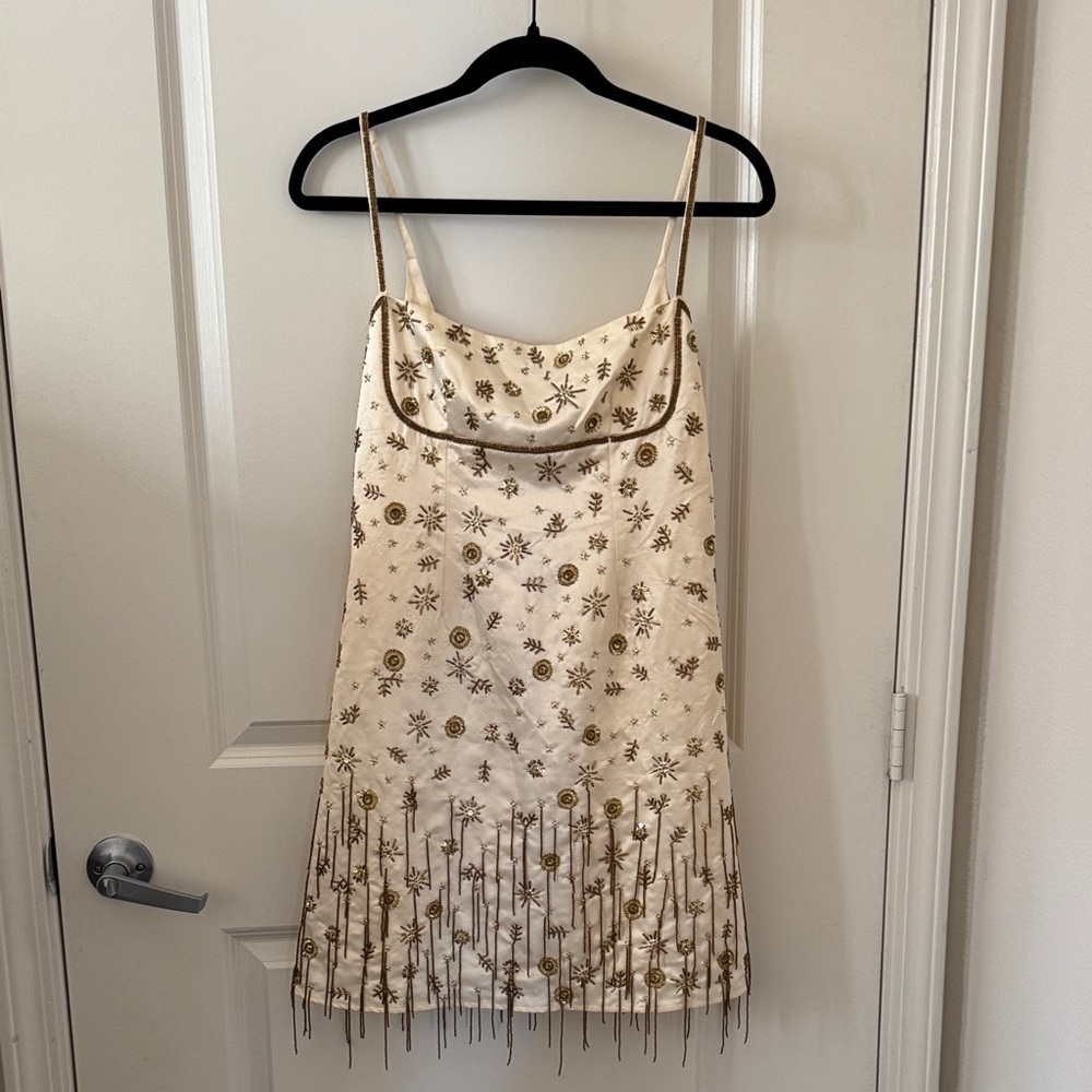 Mille Sabrina Sparkle and Sequin Mini Dress Size: S